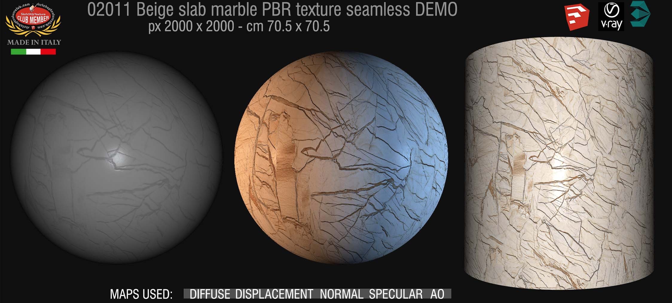 02011 lab marble beige PBR texture seamless DEMO