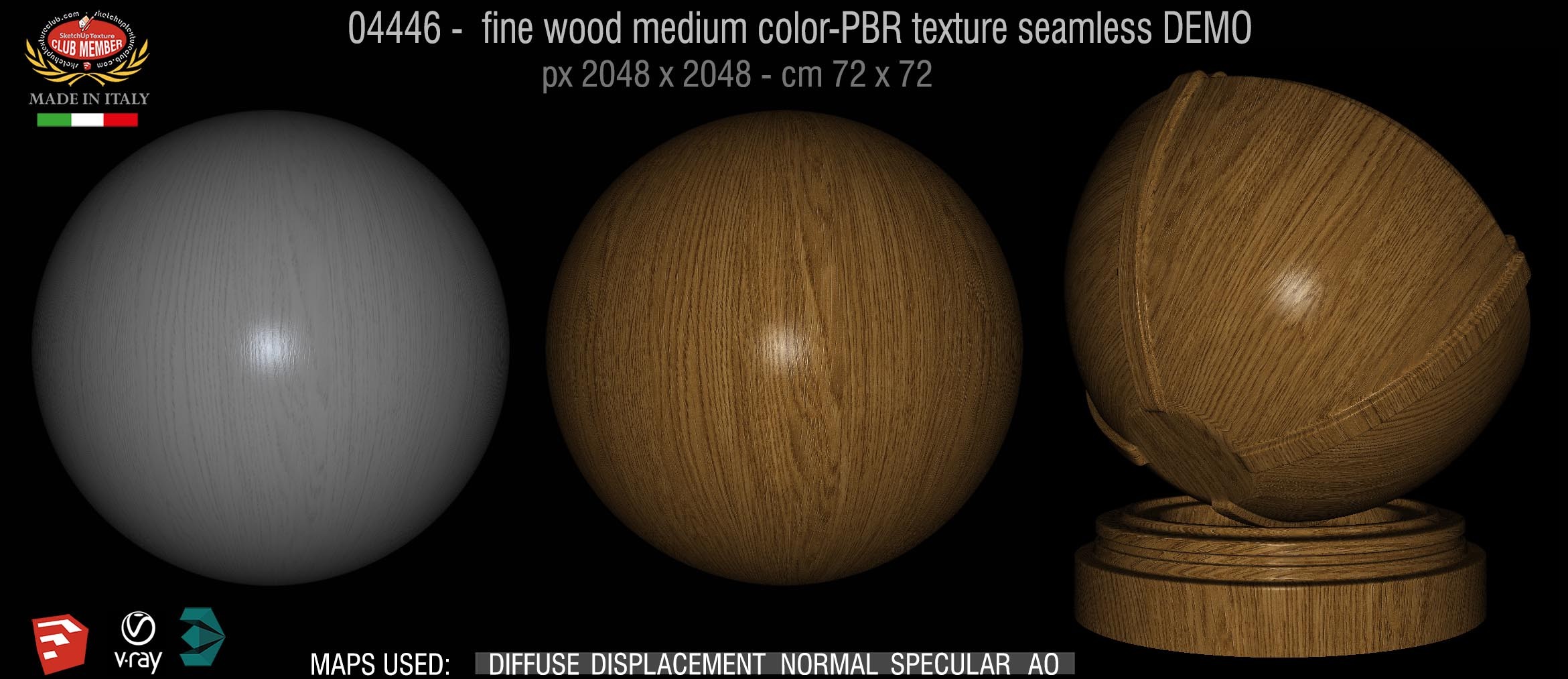 04446 fine wood medium color-PBR texture seamless DEMO