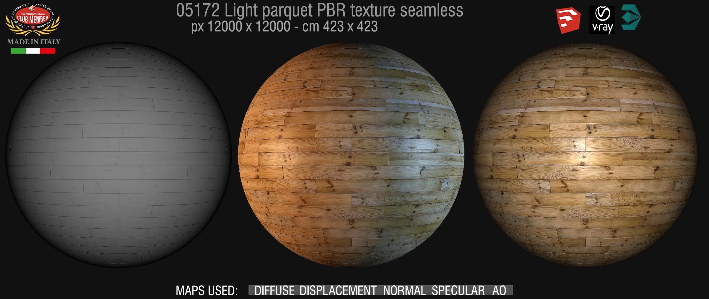 05172 light parquet PBR texture seamless DEMO