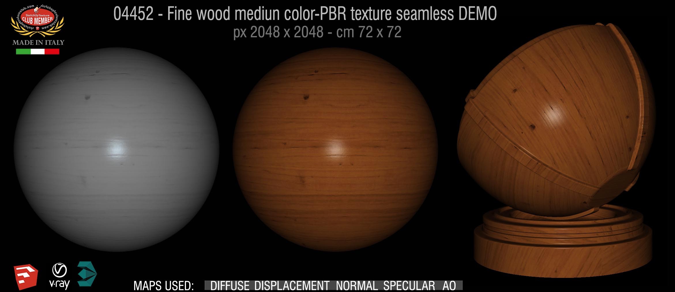 04452 fine wood medium color-PBR texture seamless DEMO
