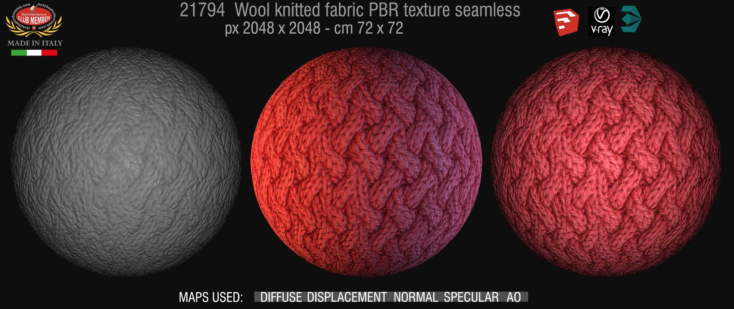 21794 wool knitted PBR texture seamless DEMO
