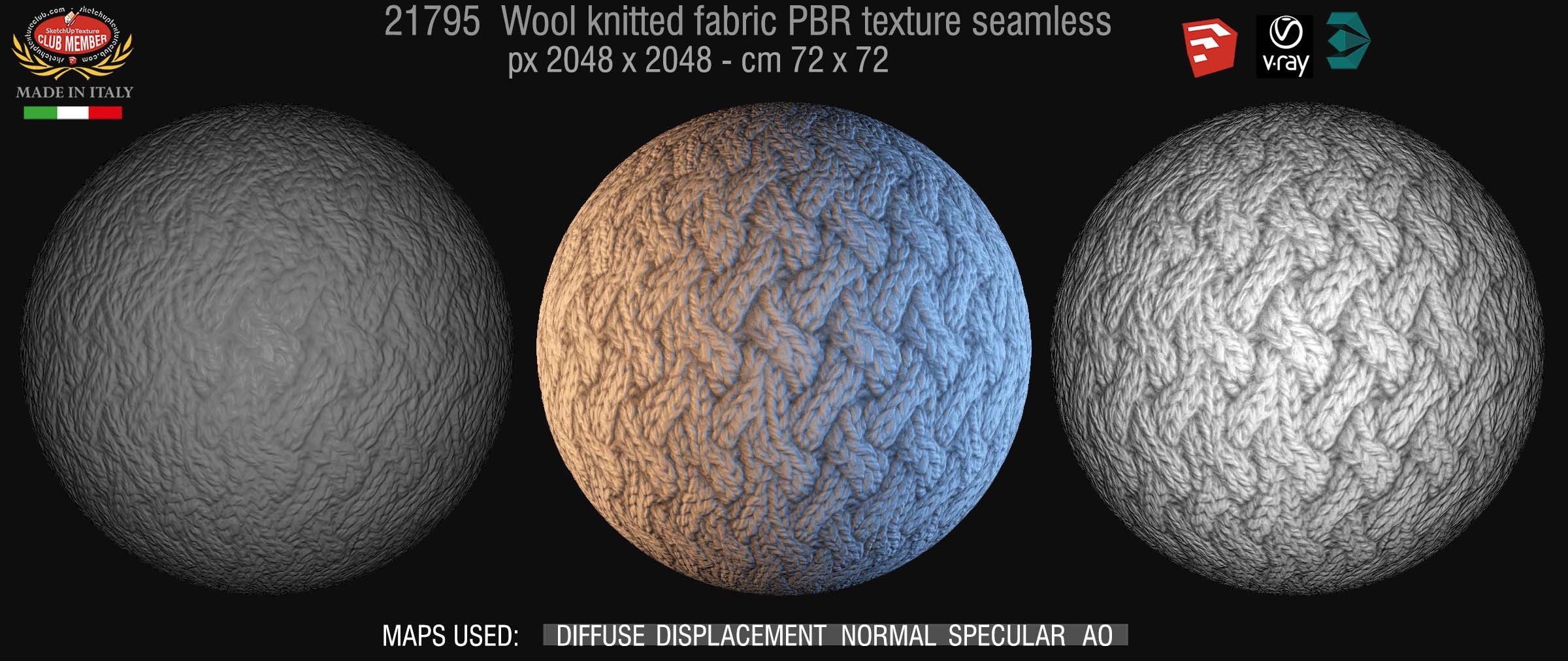 21795 wool knitted PBR texture seamless DEMO