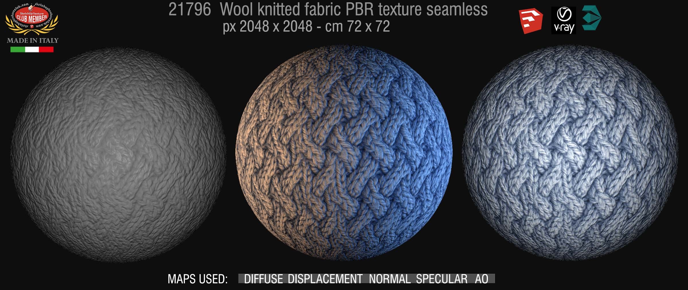 21796 wool knitted PBR texture seamless DEMO