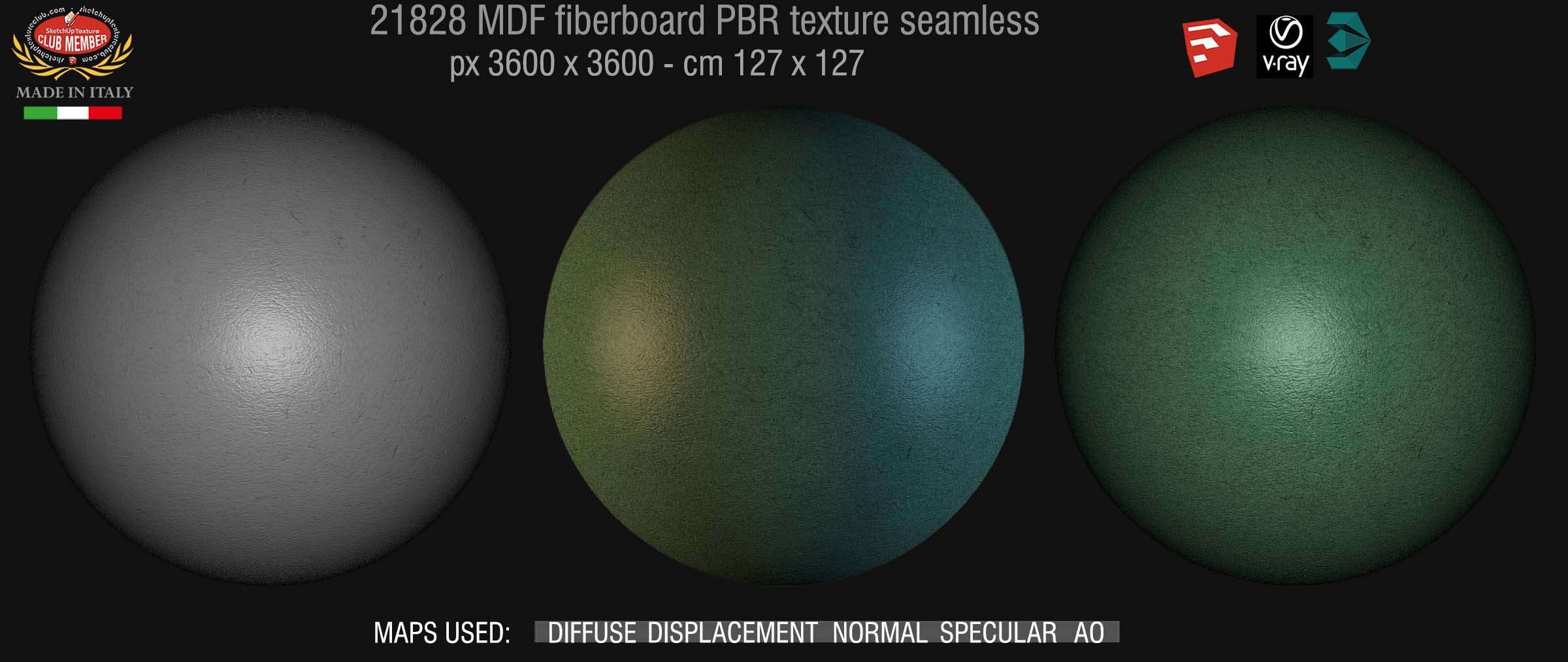 21828 MDF fiberboard PBR texture seamless DEMO