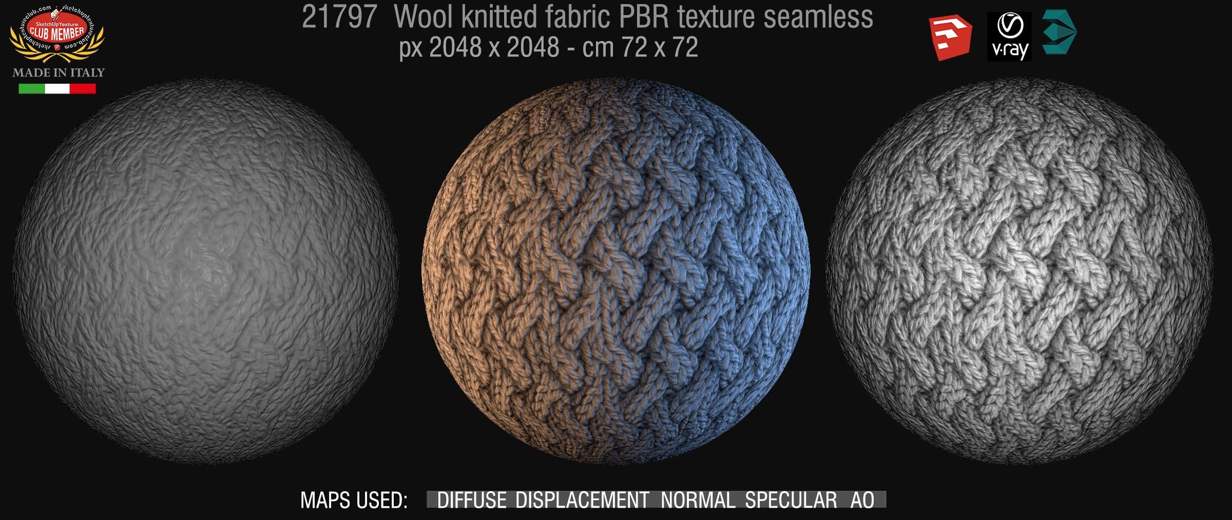 21797 wool knitted PBR texture seamless DEMO