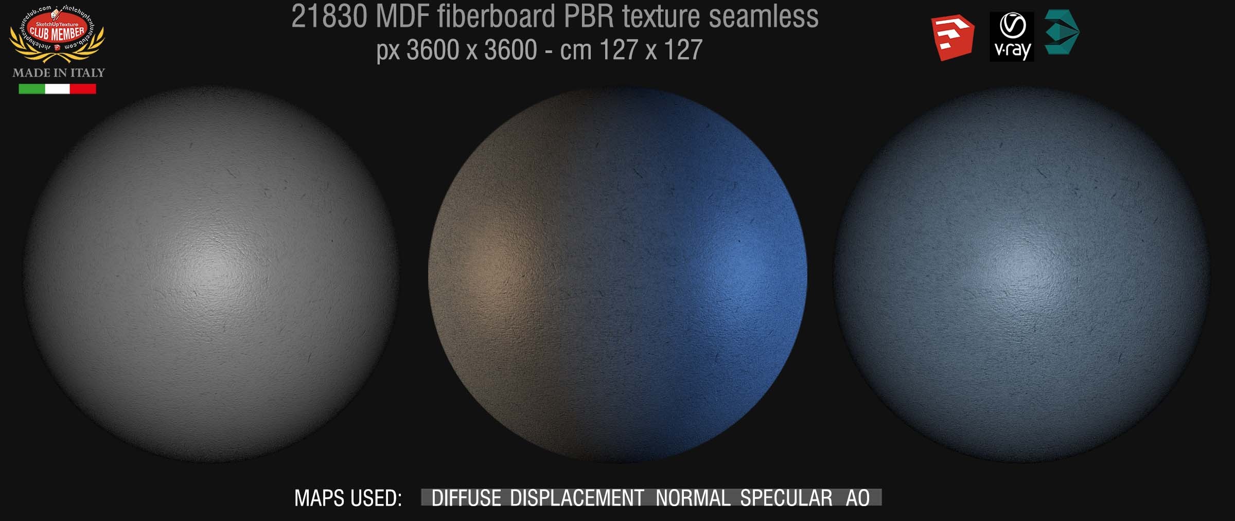 21830 MDF fiberboard PBR texture seamless DEMO