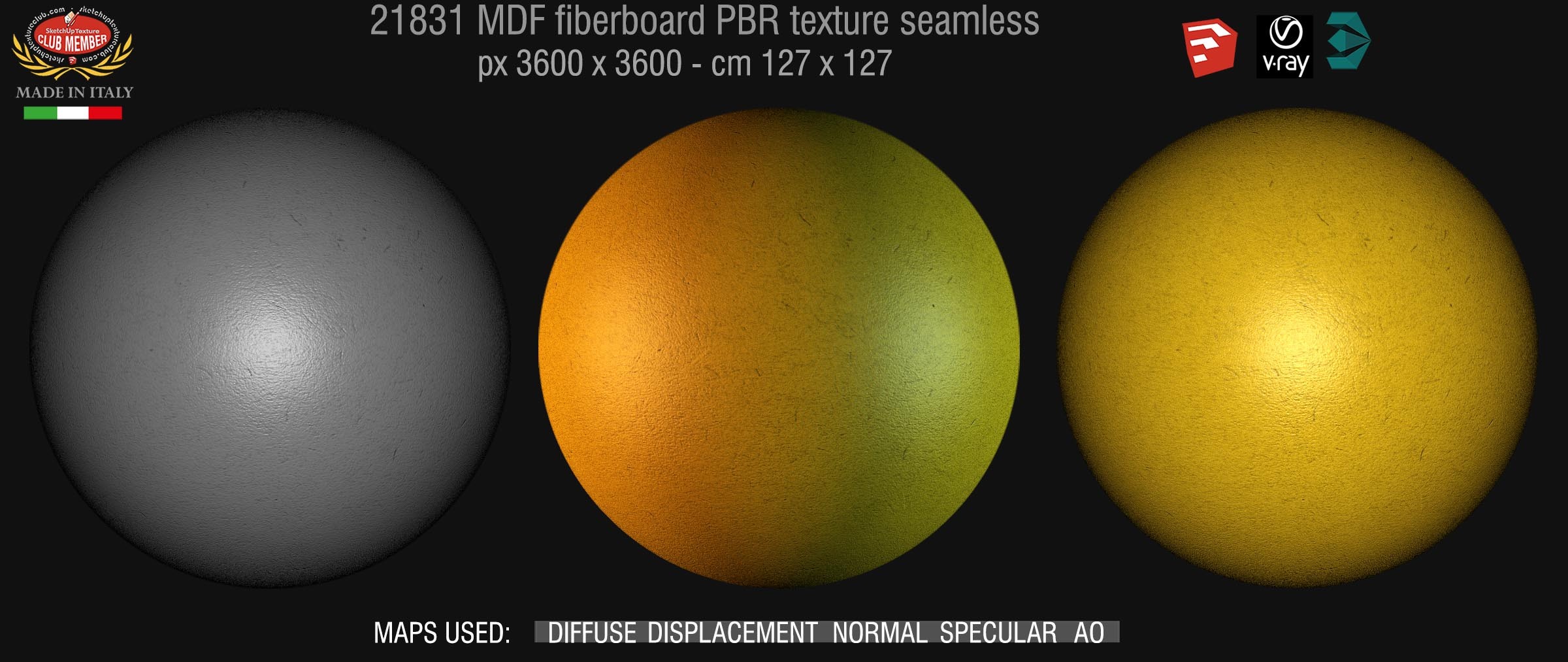 21831 MDF fiberboard PBR texture seamless DEMO