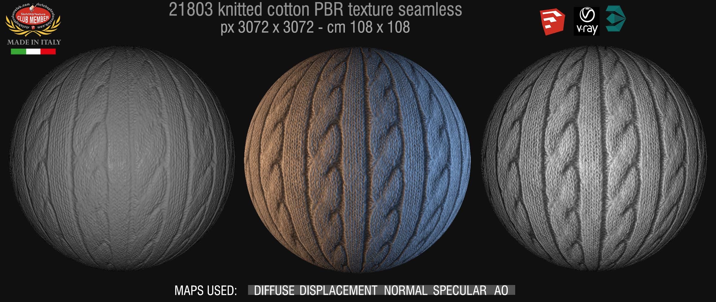 21803 wool knitted PBR texture seamless DEMO