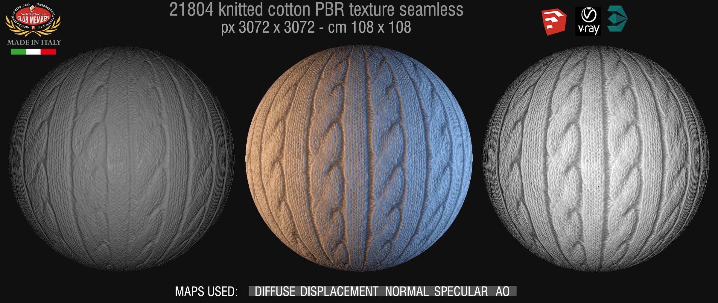 21804 wool knitted PBR texture seamless DEMO