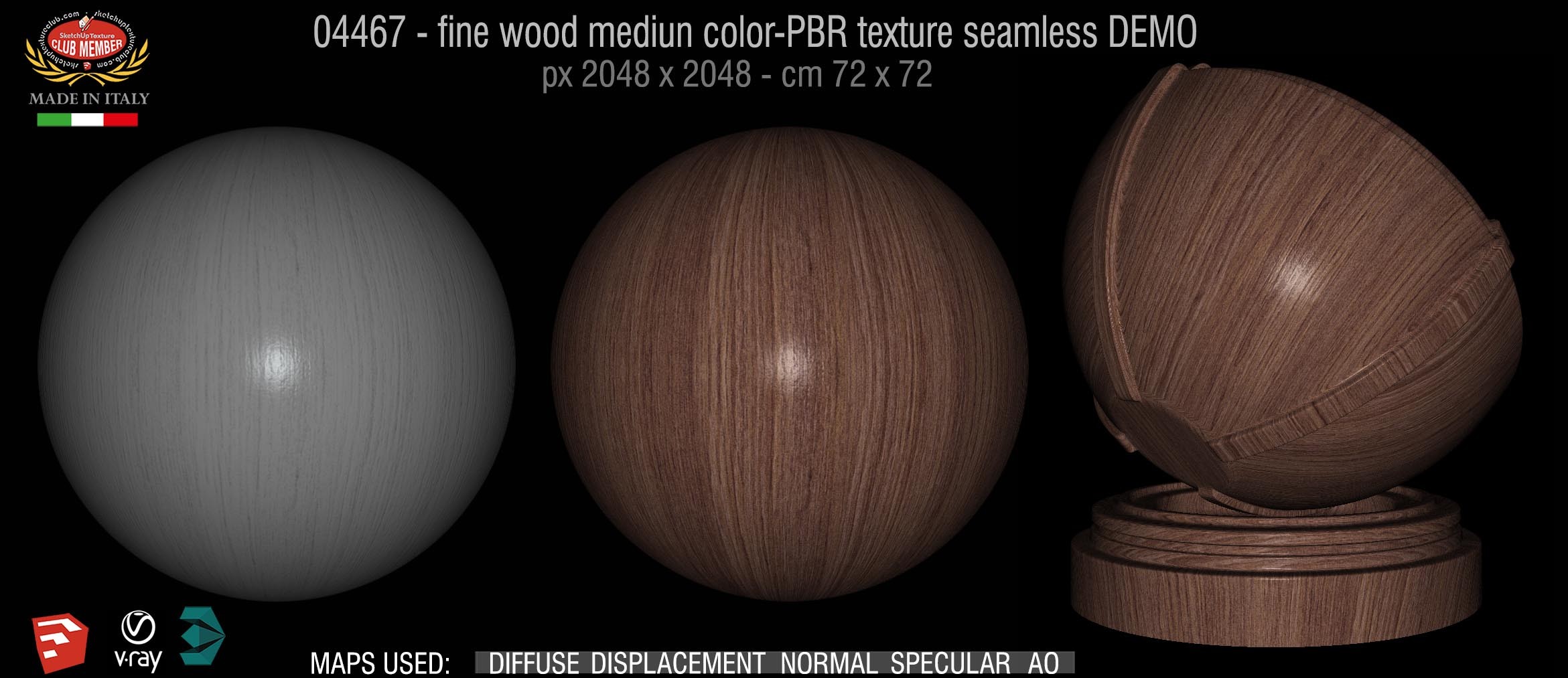 04467 fine wood medium color-PBR texture seamless DEMO