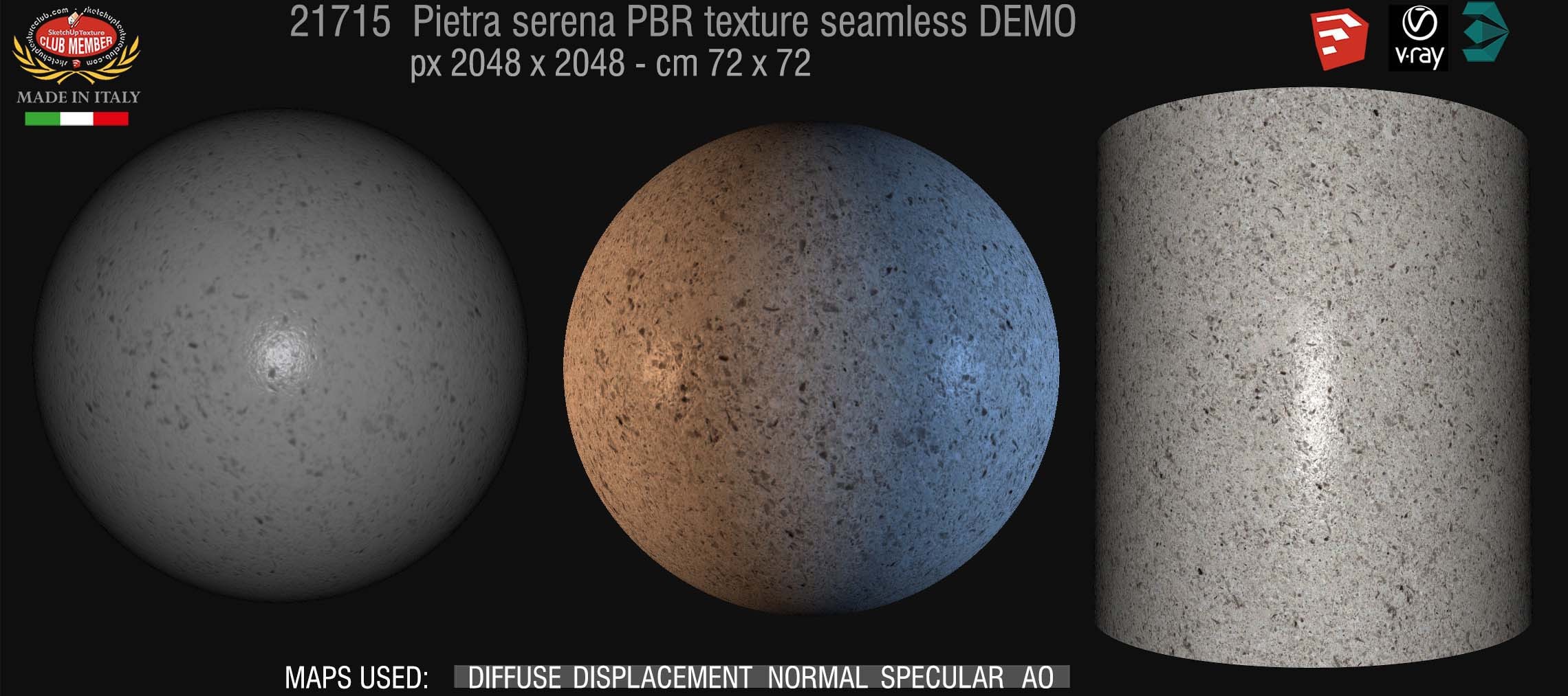 21715 pietra serena PBR texture seamless DEMO