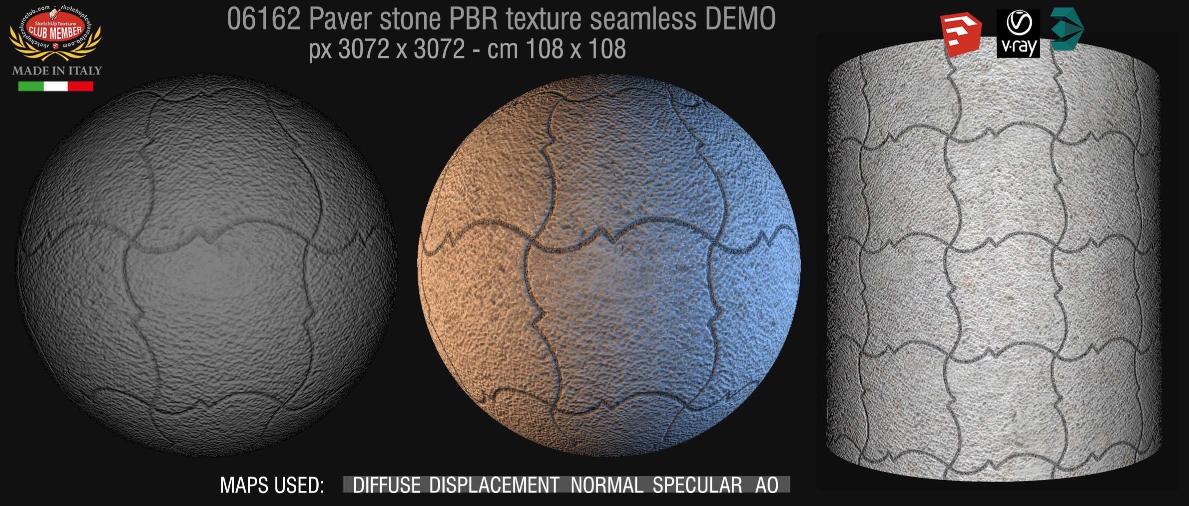 06162 paver stone PBR texture seamless DEMO