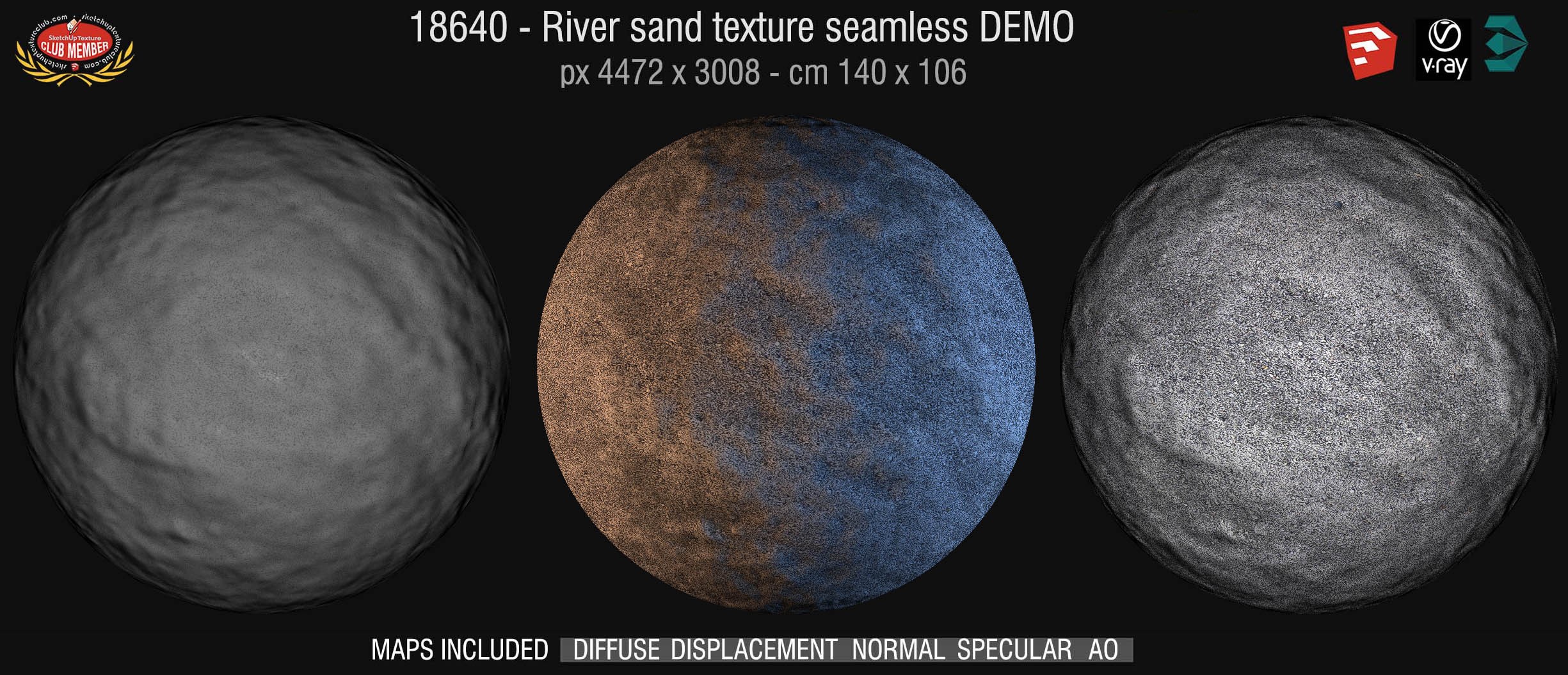 18640 CLICK TO ENLARGE River sand texture + maps DEMO