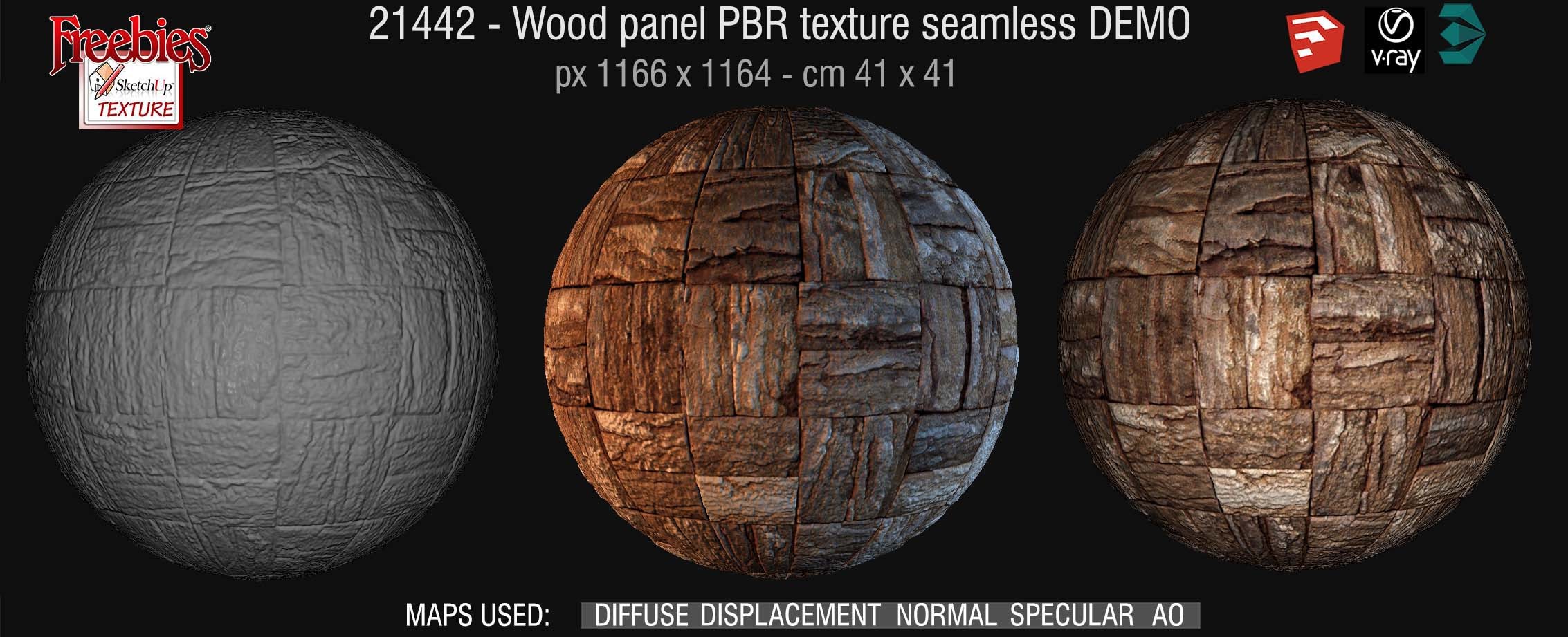 21442 wood panel PBR texture seamless DEMO
