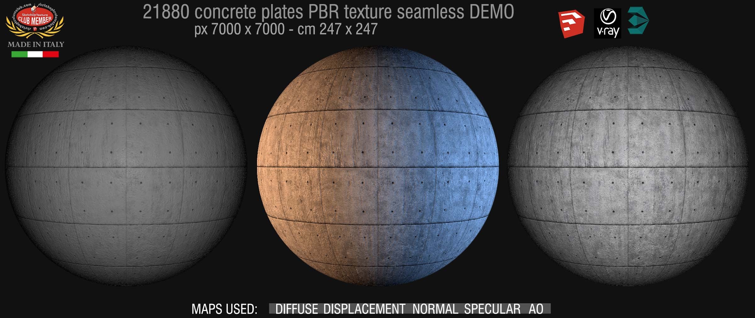 21880 concrete plates PBR texture-seamless DEMO
