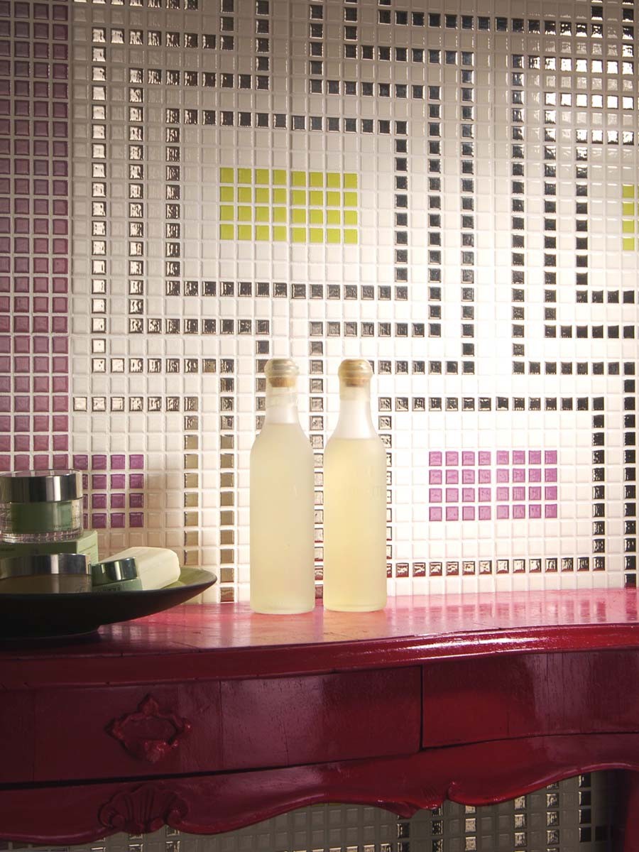 Mosaico patterned tiles texture demo