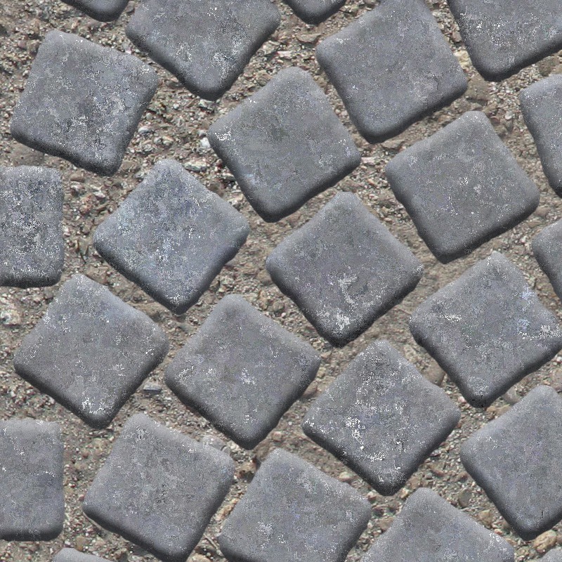 Textures   -   ARCHITECTURE   -   ROADS   -   Paving streets   -   Cobblestone  - Street paving cobblestone texture seamless 07333 - HR Full resolution preview demo