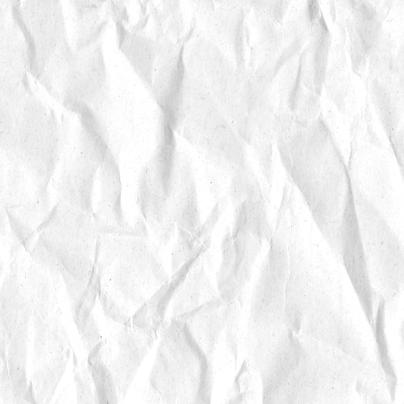 White crumpled paper texture seamless 10823