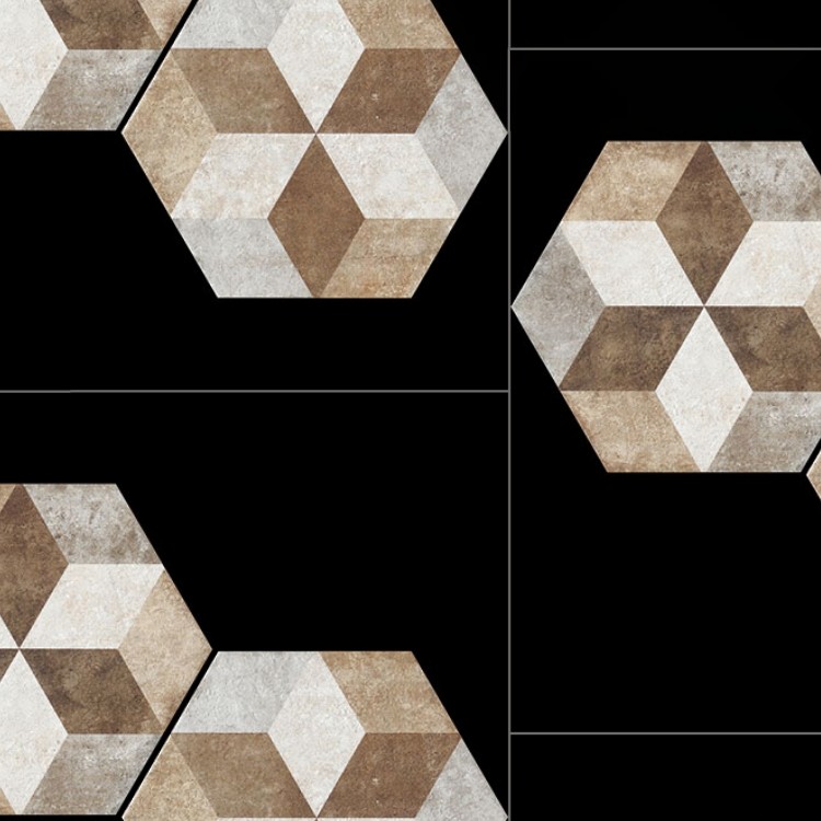 Textures   -   ARCHITECTURE   -   TILES INTERIOR   -   Hexagonal mixed  - Hexagonal tile texture seamless 16866 - HR Full resolution preview demo