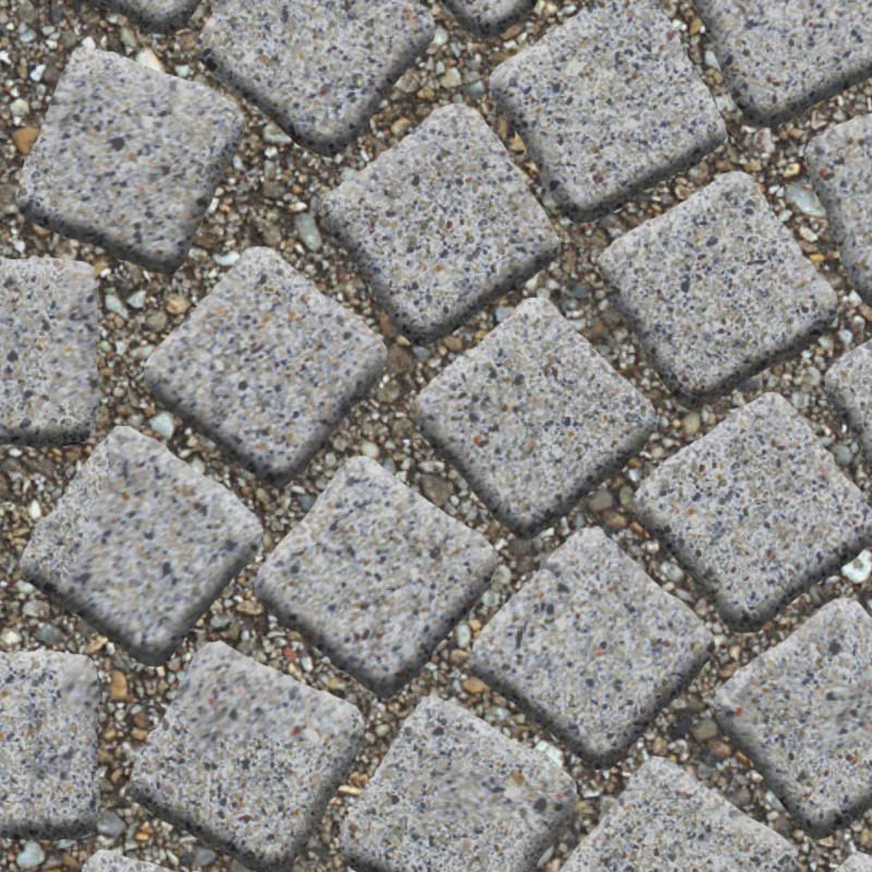 Textures   -   ARCHITECTURE   -   ROADS   -   Paving streets   -   Cobblestone  - Street paving cobblestone texture seamless 07334 - HR Full resolution preview demo