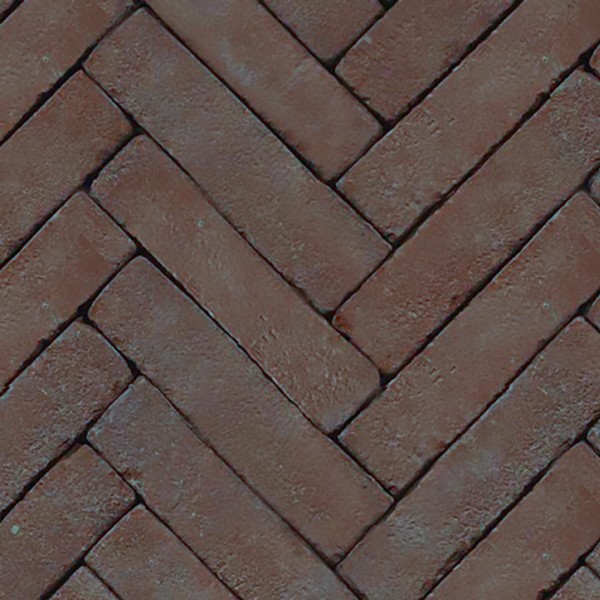 Textures   -   ARCHITECTURE   -   PAVING OUTDOOR   -   Terracotta   -   Herringbone  - Cotto paving herringbone outdoor texture seamless 06728 - HR Full resolution preview demo