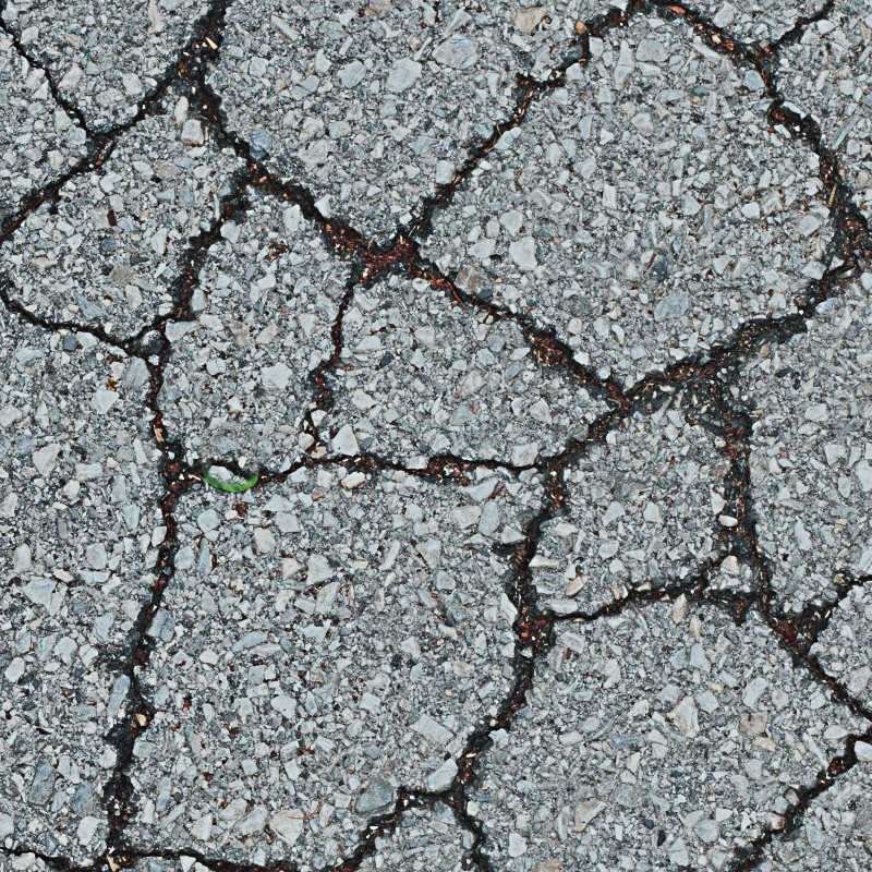 Textures   -   ARCHITECTURE   -   ROADS   -   Asphalt damaged  - Damaged asphalt texture seamless 07311 - HR Full resolution preview demo