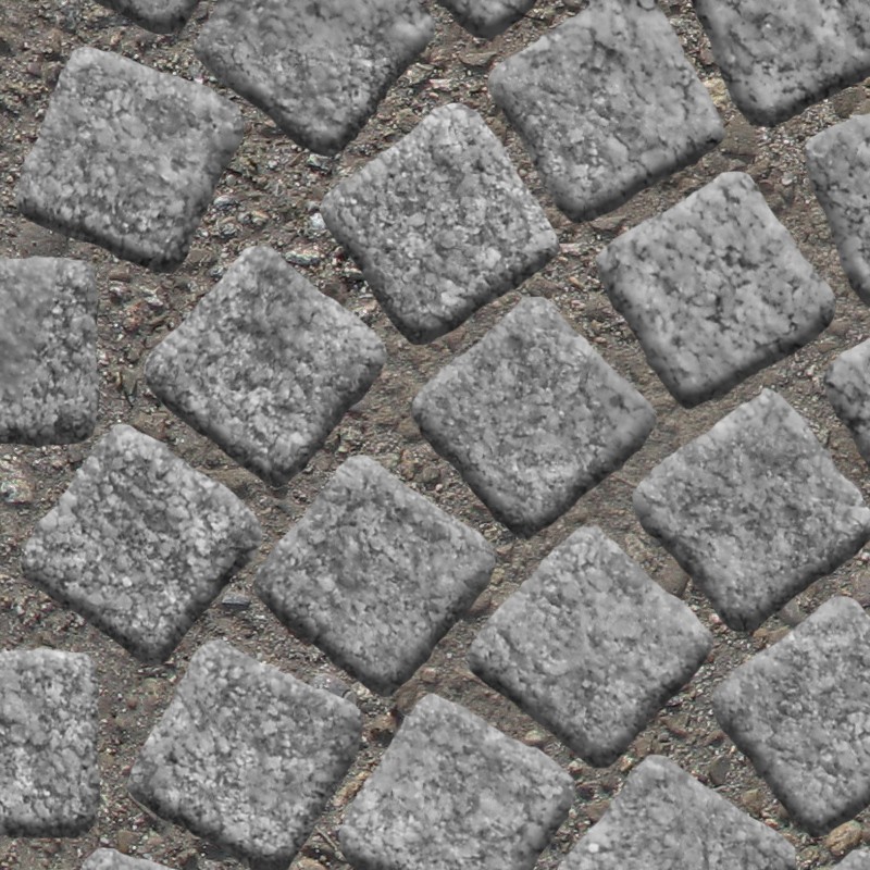 Textures   -   ARCHITECTURE   -   ROADS   -   Paving streets   -   Cobblestone  - Street paving cobblestone texture seamless 07335 - HR Full resolution preview demo