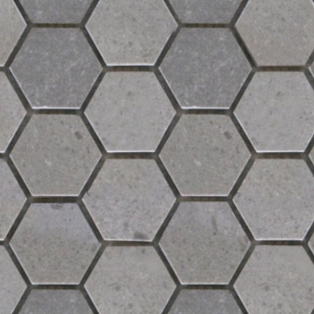 Textures   -   ARCHITECTURE   -   PAVING OUTDOOR   -   Hexagonal  - Marble paving outdoor hexagonal texture seamless 05985 - HR Full resolution preview demo