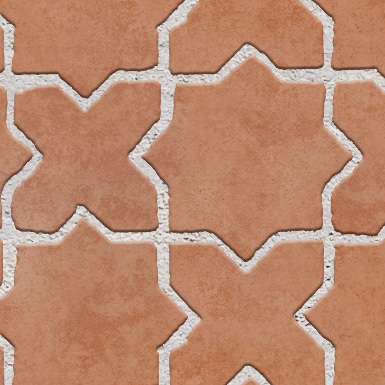 Textures   -   ARCHITECTURE   -   PAVING OUTDOOR   -   Terracotta   -   Blocks mixed  - Paving cotto mixed size texture seamless 06570 - HR Full resolution preview demo