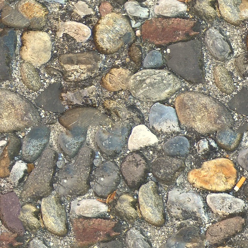 Textures   -   ARCHITECTURE   -   ROADS   -   Paving streets   -   Rounded cobble  - Rounded cobblestone texture seamless 07487 - HR Full resolution preview demo