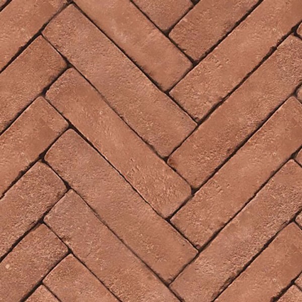Textures   -   ARCHITECTURE   -   PAVING OUTDOOR   -   Terracotta   -   Herringbone  - Cotto paving herringbone outdoor texture seamless 06731 - HR Full resolution preview demo