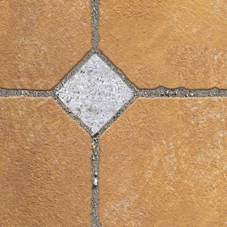 Textures   -   ARCHITECTURE   -   PAVING OUTDOOR   -   Terracotta   -   Blocks regular  - Cotto paving outdoor regular blocks texture seamless 06643 - HR Full resolution preview demo