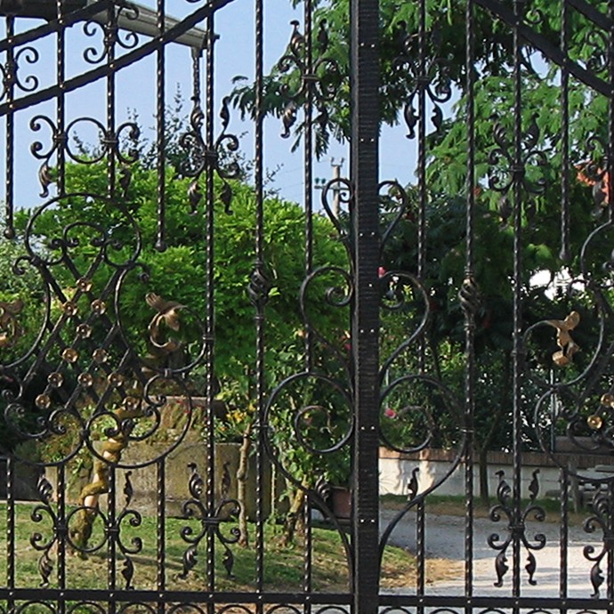 Textures   -   ARCHITECTURE   -   BUILDINGS   -   Gates  - Metal entrance gate texture 18571 - HR Full resolution preview demo