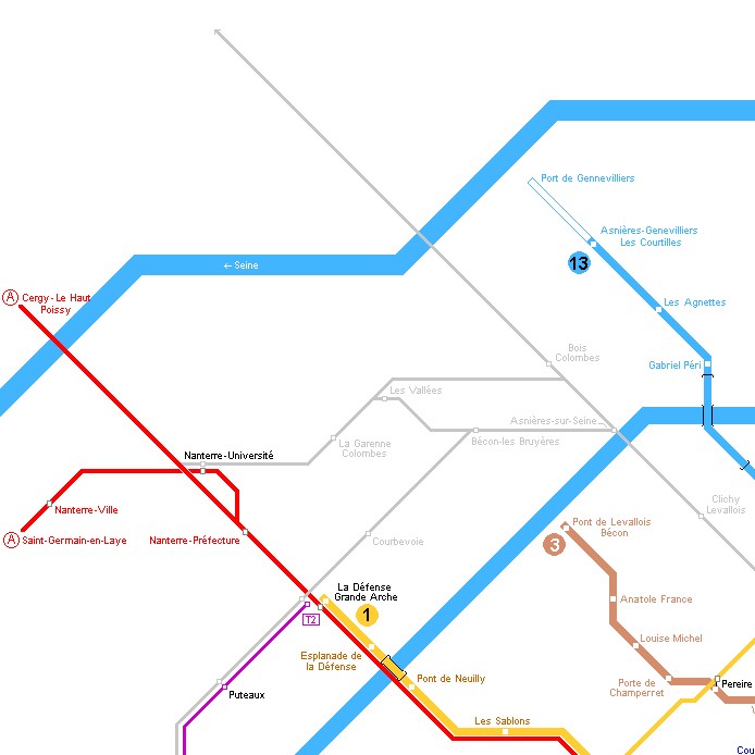 Interactive Metro Map Paris France