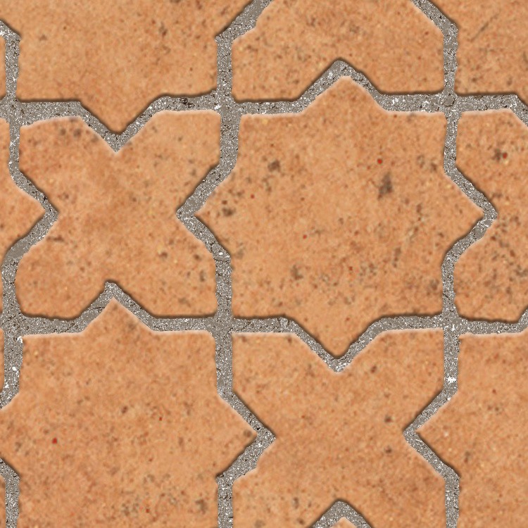 Textures   -   ARCHITECTURE   -   PAVING OUTDOOR   -   Terracotta   -   Blocks mixed  - Paving cotto mixed size texture seamless 06572 - HR Full resolution preview demo