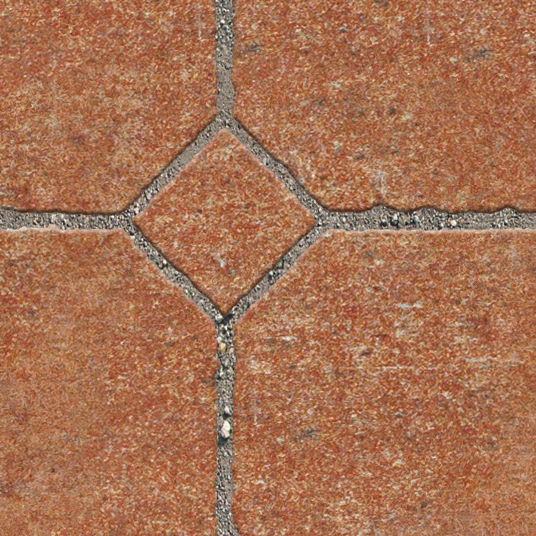 Textures   -   ARCHITECTURE   -   PAVING OUTDOOR   -   Terracotta   -   Blocks regular  - Cotto paving outdoor regular blocks texture seamless 06644 - HR Full resolution preview demo