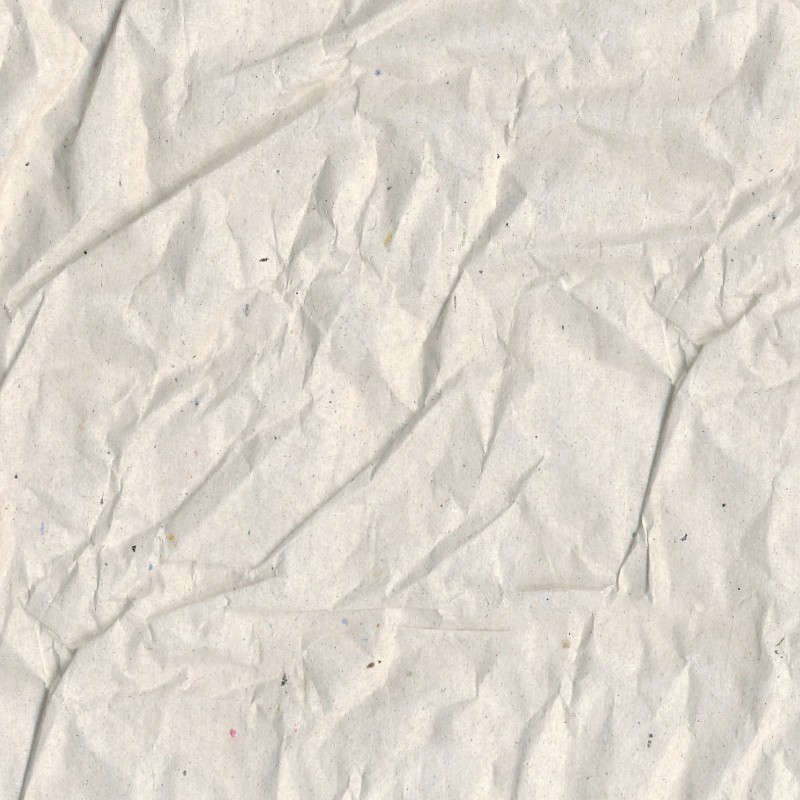 Textures   -   MATERIALS   -   PAPER  - White crumpled paper texture seamless 10829 - HR Full resolution preview demo