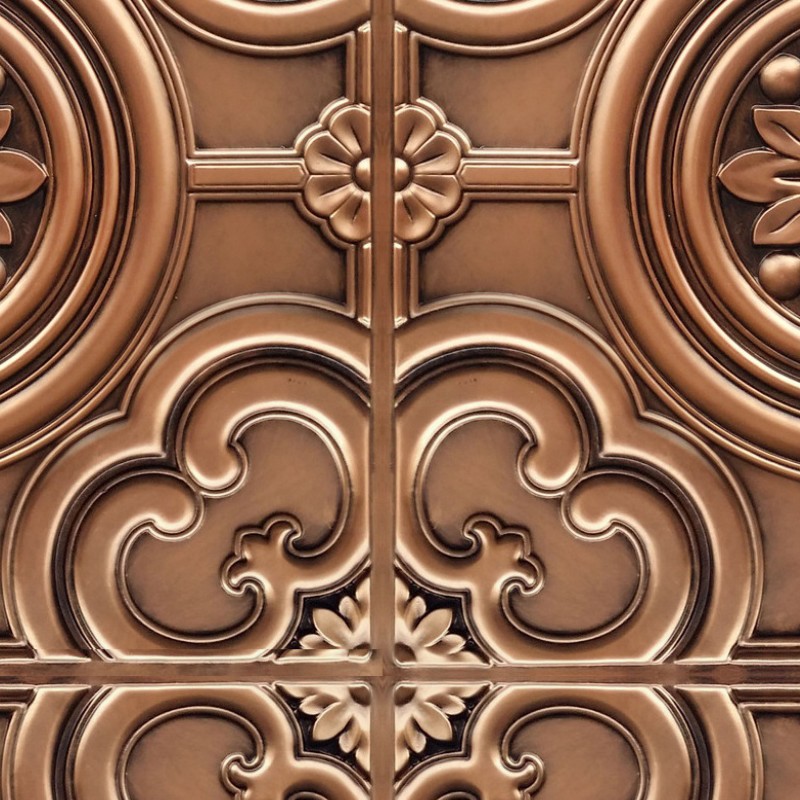 Textures   -   MATERIALS   -   METALS   -   Panels  - Copper metal panel texture seamless 10398 - HR Full resolution preview demo