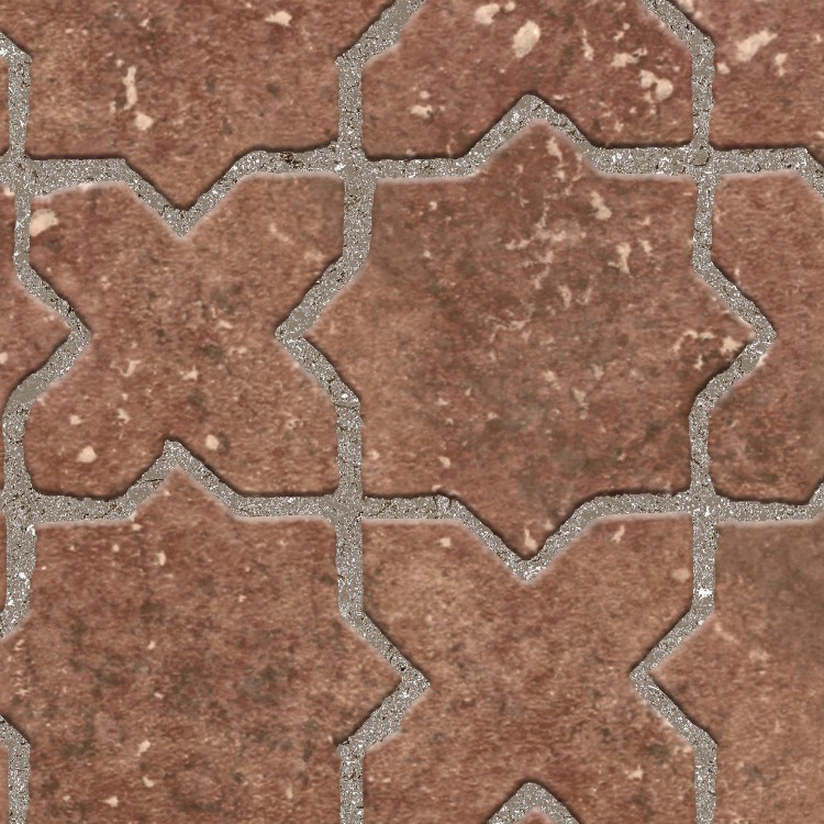 Textures   -   ARCHITECTURE   -   PAVING OUTDOOR   -   Terracotta   -   Blocks mixed  - Paving cotto mixed size texture seamless 06575 - HR Full resolution preview demo