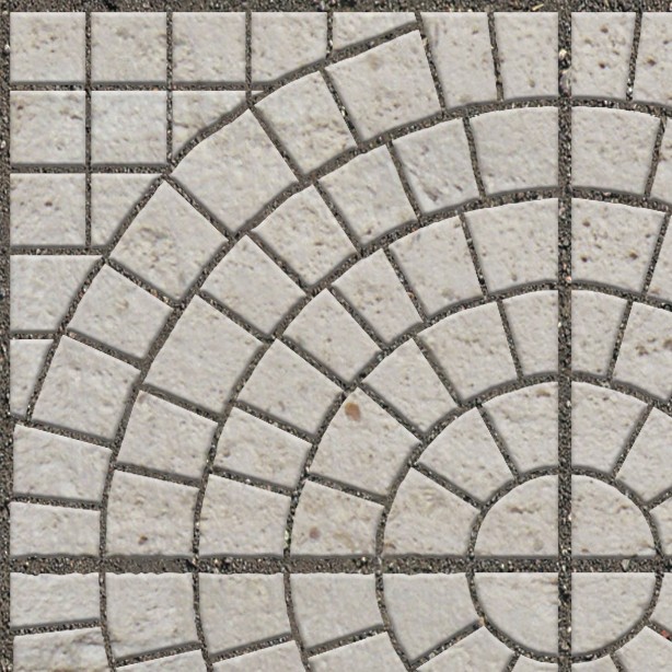 Cobblestone paving travertine texture seamless 06415