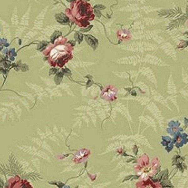 Textures   -   MATERIALS   -   WALLPAPER   -   Floral  - Floral wallpaper texture seamless 10992 - HR Full resolution preview demo