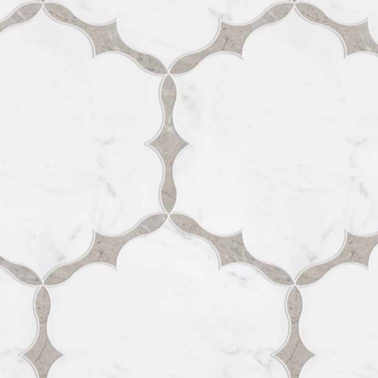 Textures   -   ARCHITECTURE   -   TILES INTERIOR   -   Marble tiles   -   Marble geometric patterns  - Hexagonal white marble tile texture seamless 1 21127 - HR Full resolution preview demo