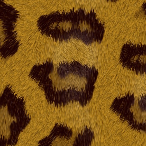 Textures   -   MATERIALS   -   FUR ANIMAL  - Leopard faux fake fur animal texture seamless 09560 - HR Full resolution preview demo