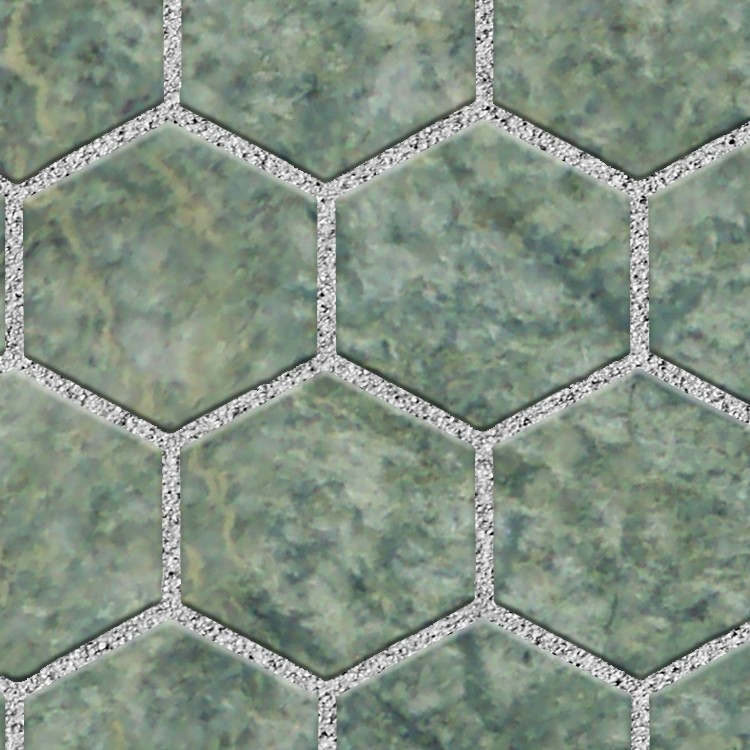 Textures   -   ARCHITECTURE   -   PAVING OUTDOOR   -   Hexagonal  - Marble paving outdoor hexagonal texture seamless 05991 - HR Full resolution preview demo