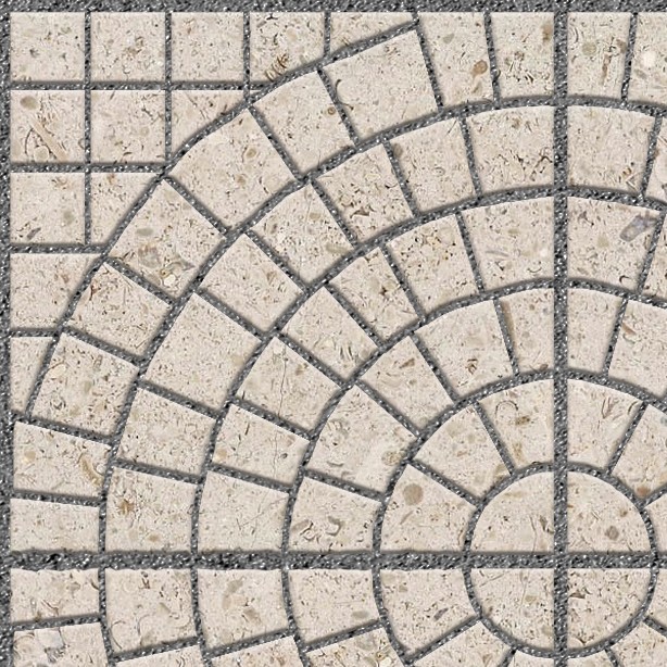 Textures   -   ARCHITECTURE   -   PAVING OUTDOOR   -   Pavers stone   -   Cobblestone  - Cobblestone paving limestone texture seamless 06416 - HR Full resolution preview demo