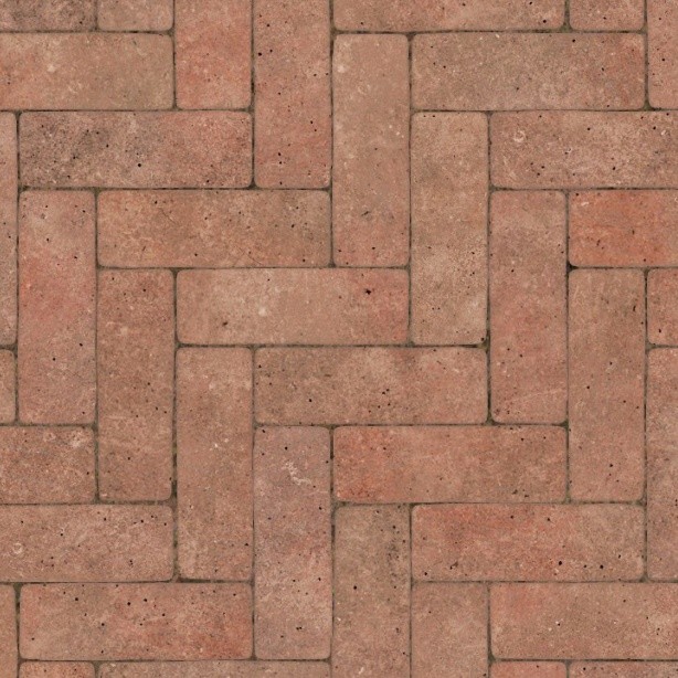 Textures   -   ARCHITECTURE   -   PAVING OUTDOOR   -   Terracotta   -   Herringbone  - Cotto paving herringbone outdoor texture seamless 06736 - HR Full resolution preview demo