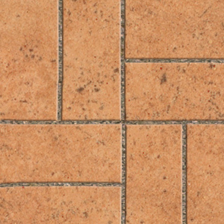 Textures   -   ARCHITECTURE   -   PAVING OUTDOOR   -   Terracotta   -   Blocks regular  - Cotto paving outdoor regular blocks texture seamless 06648 - HR Full resolution preview demo