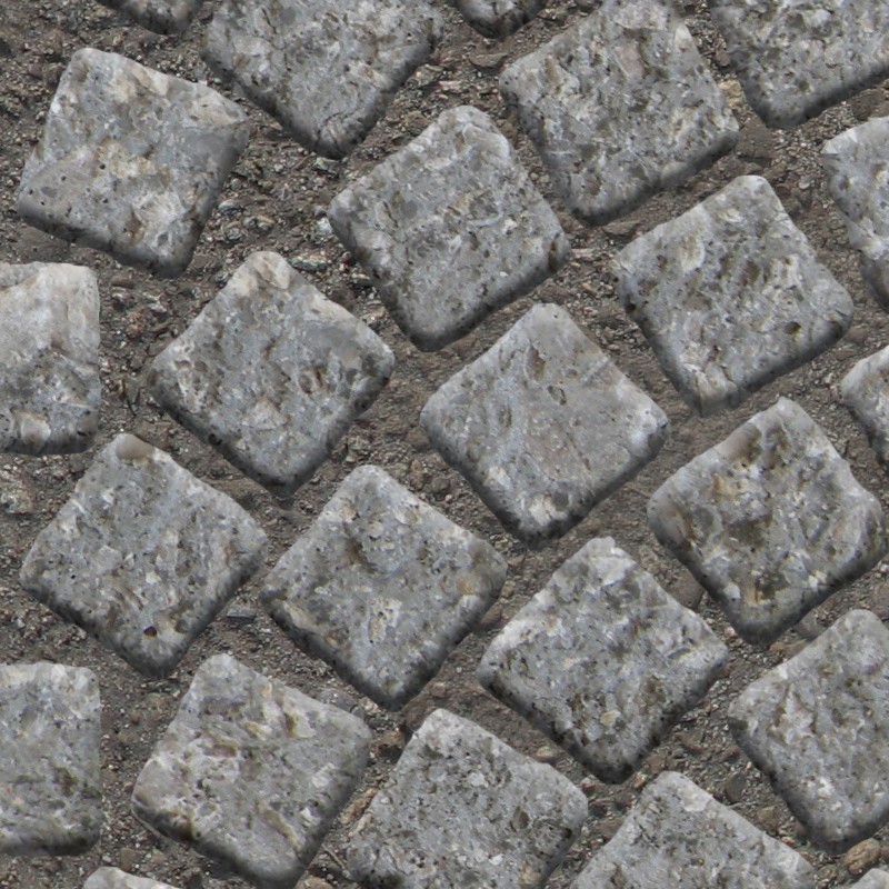 Textures   -   ARCHITECTURE   -   ROADS   -   Paving streets   -   Cobblestone  - Street paving cobblestone texture seamless 07343 - HR Full resolution preview demo