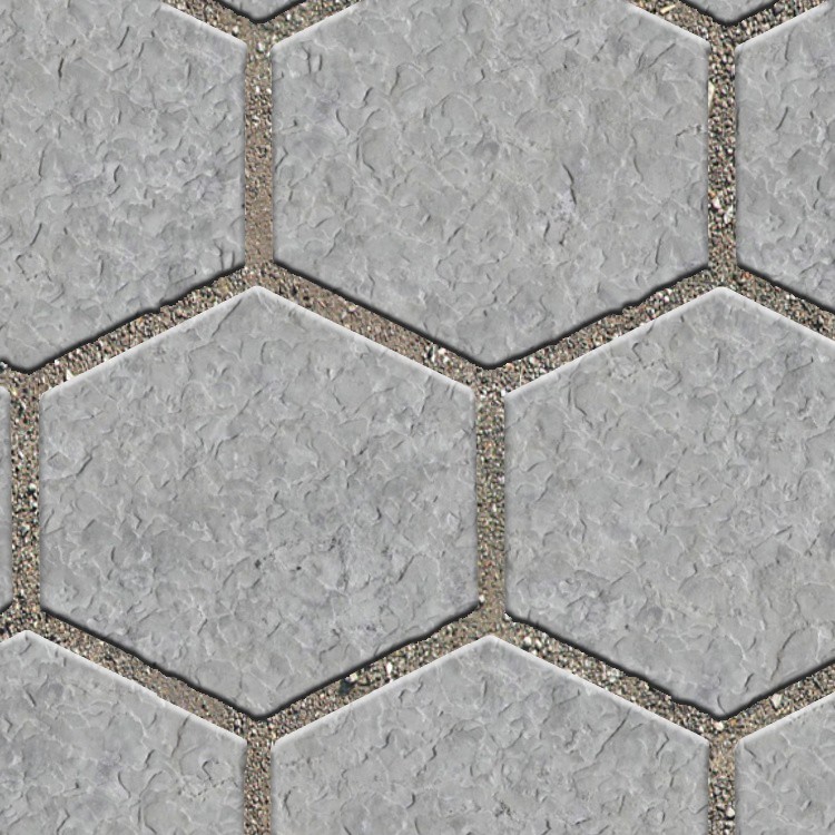 Textures   -   ARCHITECTURE   -   PAVING OUTDOOR   -   Hexagonal  - Marble paving outdoor hexagonal texture seamless 05993 - HR Full resolution preview demo