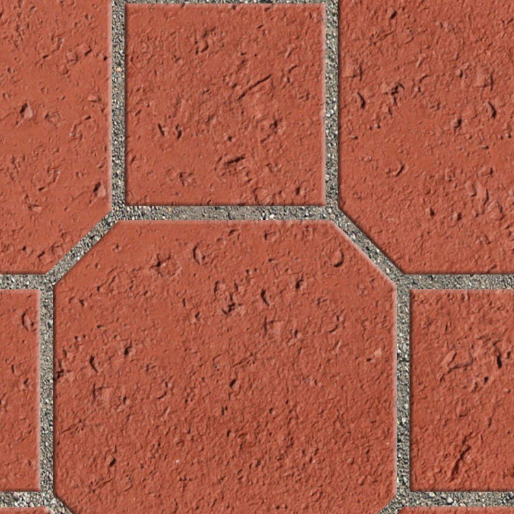 Textures   -   ARCHITECTURE   -   PAVING OUTDOOR   -   Terracotta   -   Blocks mixed  - Paving cotto mixed size texture seamless 06578 - HR Full resolution preview demo